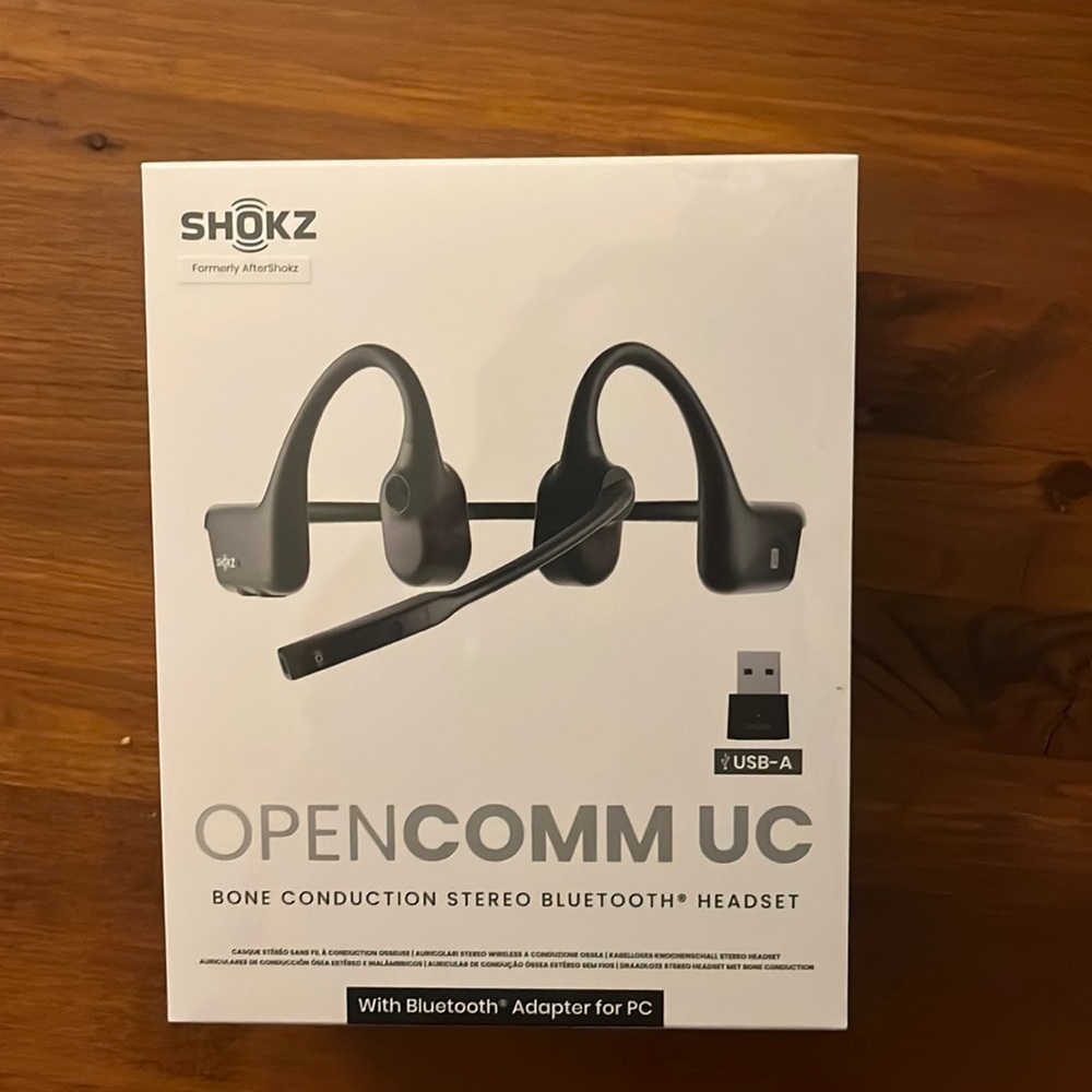 Open Comm Uc bone construction stereo Bluetooth headset